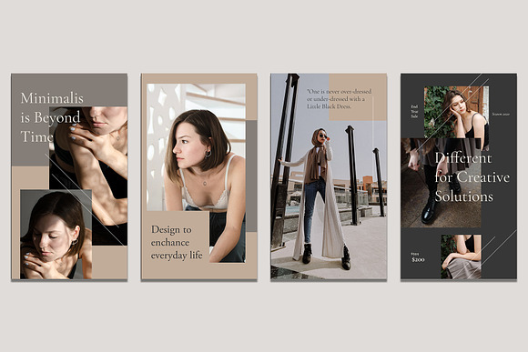 Fashion Instagram Templates in Instagram Templates - product preview 2