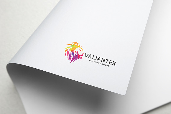 Valiant Lion Logo in Logo Templates - product preview 1
