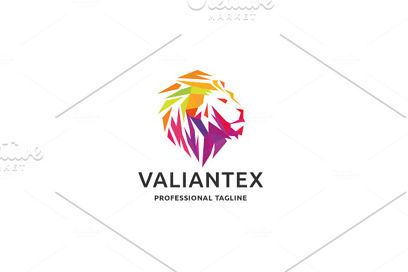 Valiant Lion Logo in Logo Templates - product preview 2
