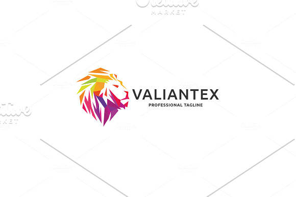 Valiant Lion Logo in Logo Templates - product preview 3
