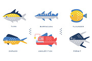 Sea and Ocean Fishes Collection