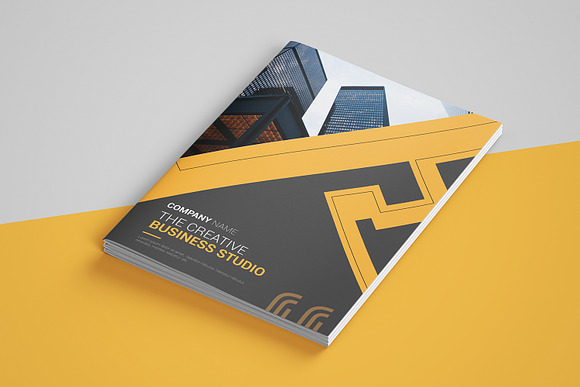 Abstract Bi-fold Brochure in Brochure Templates - product preview 1