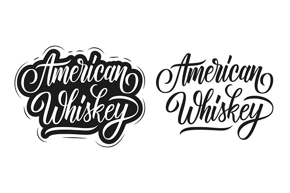 American Alcohol Lettering in Graphics - product preview 1