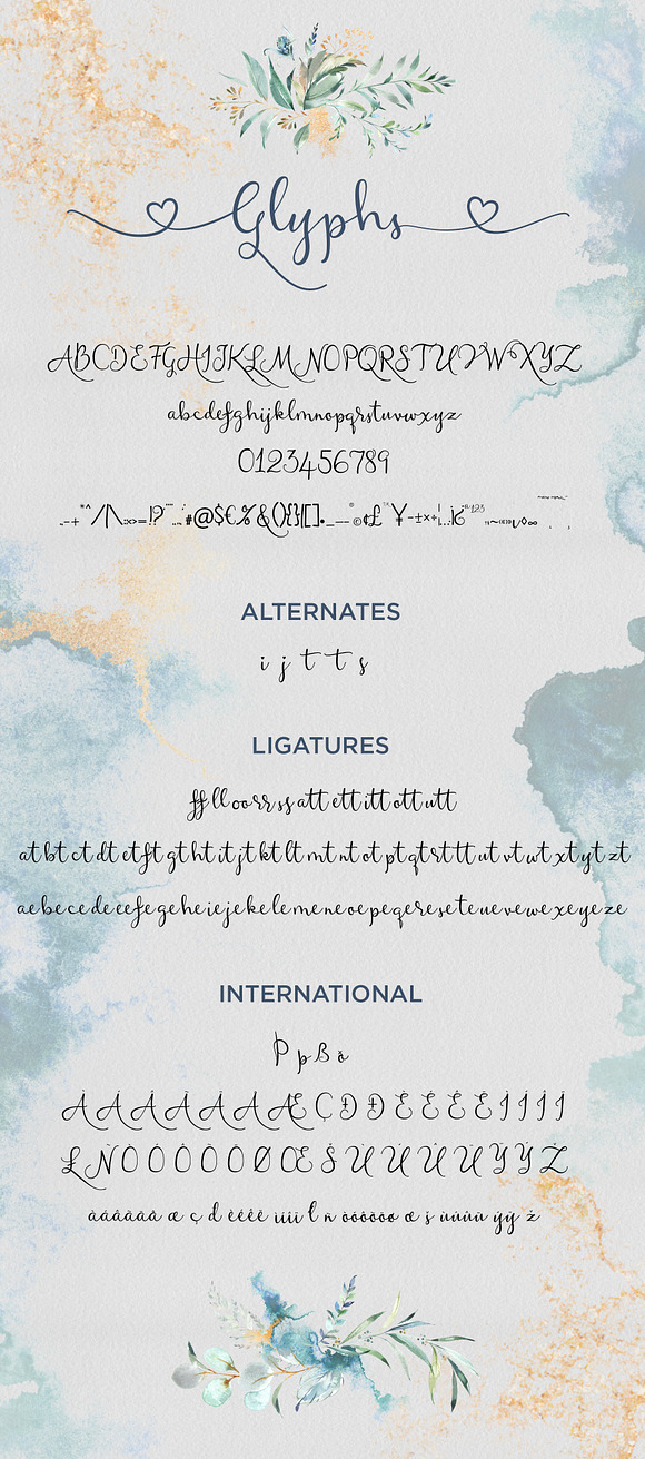 Waterfalls love font swash font in Script Fonts - product preview 7