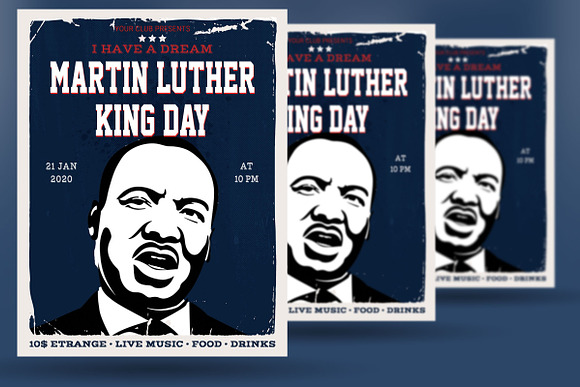 Martin Luther King Day Flyer in Flyer Templates - product preview 1