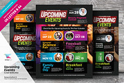 Upcoming Events Flyer Templates