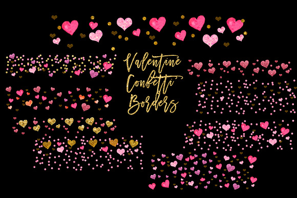 Valentine Frame Clipart in Illustrations - product preview 2