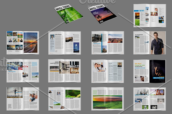 60 Pages Magazine Templates - 1 in Magazine Templates - product preview 1