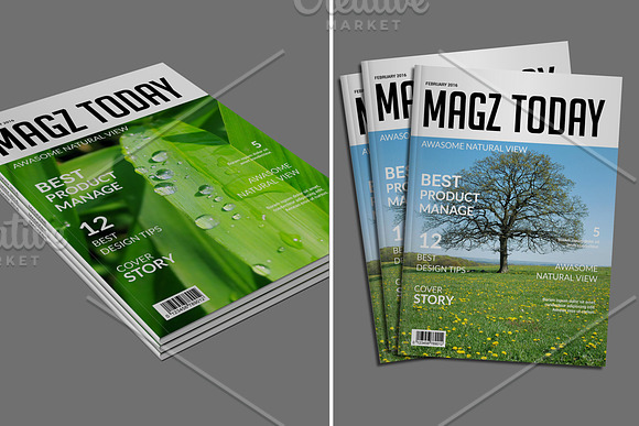 60 Pages Magazine Templates - 1 in Magazine Templates - product preview 3