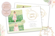 PSD Photo Session Card Template #57