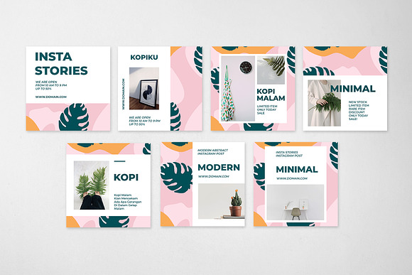 Abstract Instagram Template Vol.1 in Instagram Templates - product preview 2