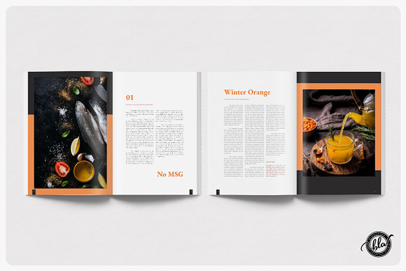 LECKERY Food Magazine & Cookbook in Magazine Templates - product preview 2