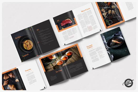 LECKERY Food Magazine & Cookbook in Magazine Templates - product preview 5