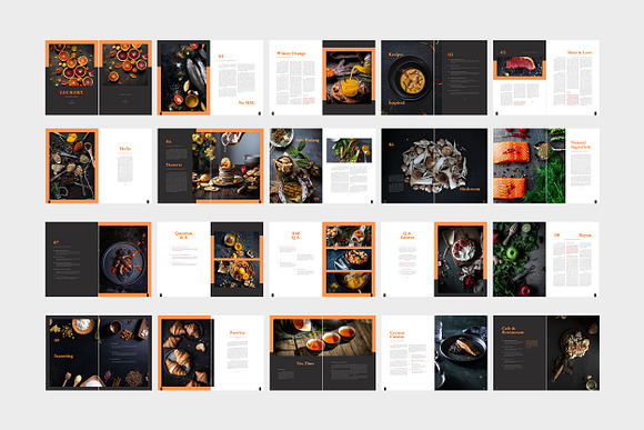 LECKERY Food Magazine & Cookbook in Magazine Templates - product preview 6