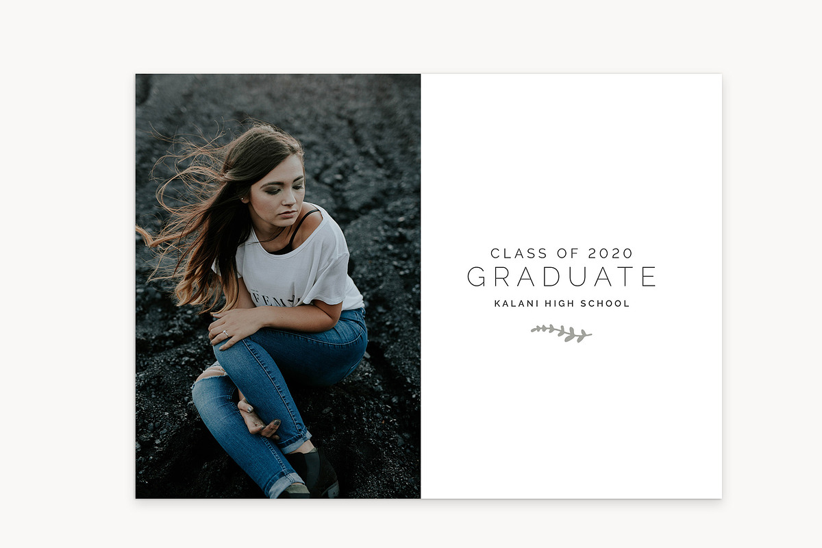 Graduation Card Template - RS5x7D in Card Templates - product preview 8