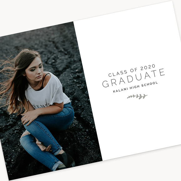 Graduation Card Template - RS5x7D in Card Templates - product preview 4