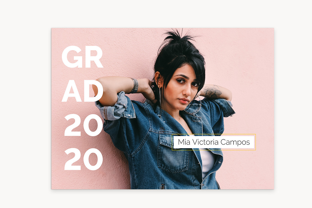 Graduation Card Template - OT5x7C in Card Templates - product preview 8