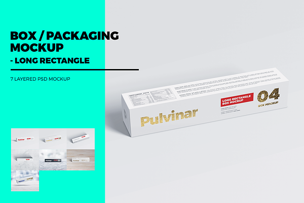 Box / Packaging - Long Rectangle