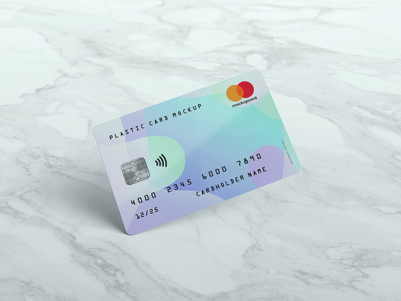 Plastic Card - Bank Card MockUp in Product Mockups - product preview 1