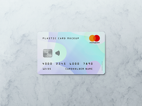 Plastic Card - Bank Card MockUp in Product Mockups - product preview 2
