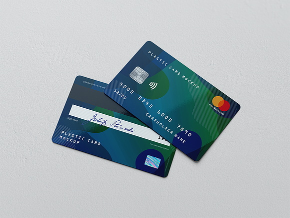 Plastic Card - Bank Card MockUp in Product Mockups - product preview 5
