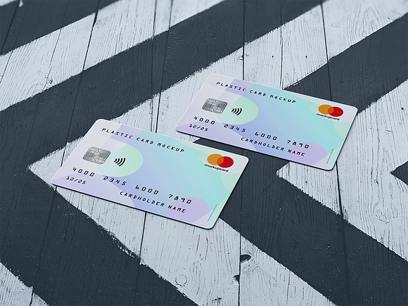Plastic Card - Bank Card MockUp in Product Mockups - product preview 9