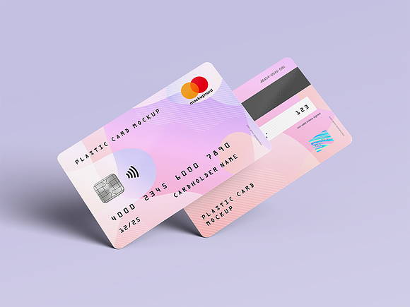 Plastic Card - Bank Card MockUp in Product Mockups - product preview 13