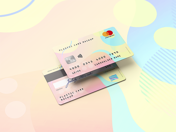 Plastic Card - Bank Card MockUp in Product Mockups - product preview 14
