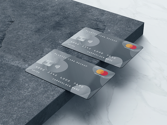 Plastic Card - Bank Card MockUp in Product Mockups - product preview 15