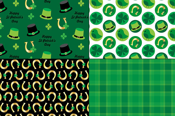 Saint Patricks Day Seamless Patterns in Patterns - product preview 2