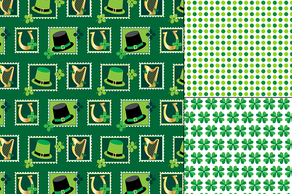 Saint Patricks Day Seamless Patterns in Patterns - product preview 3