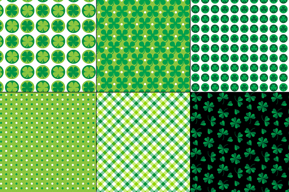 Saint Patricks Day Seamless Patterns in Patterns - product preview 4