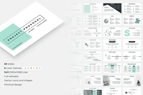 3 in 1 Project Proposal Bundle in Keynote Templates - product preview 1