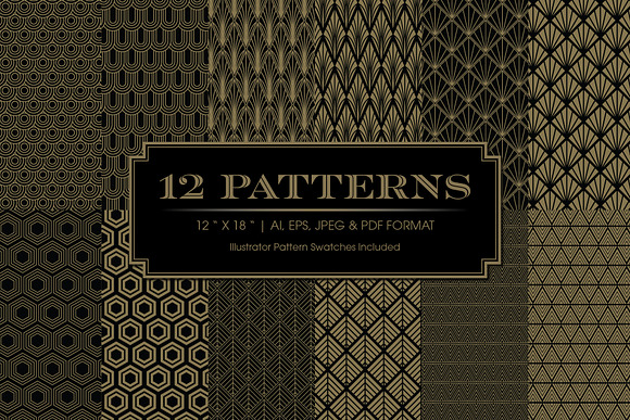 Art Deco Invitations and Patterns in Invitation Templates - product preview 2