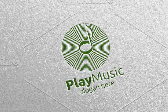 Music Logo with Note Concept 26 in Logo Templates - product preview 2
