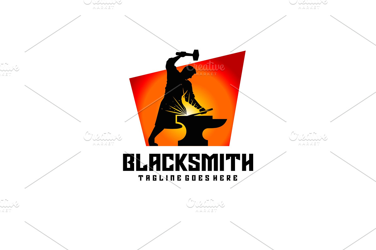Blacksmith in Logo Templates - product preview 8