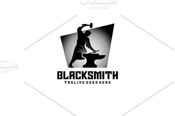 Blacksmith in Logo Templates - product preview 1