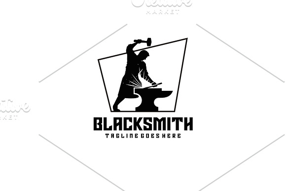 Blacksmith in Logo Templates - product preview 2