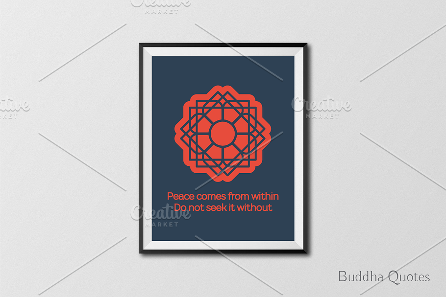 15 Buddha Quotes Posters in Illustrations - product preview 8