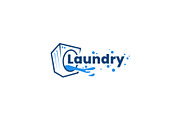 laundry washing machine water logo
