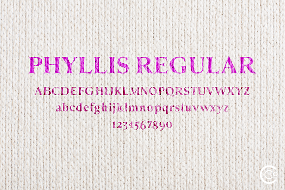Phyllis - Typeface in Serif Fonts - product preview 2