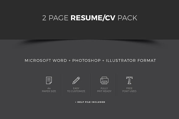 Clean Resume / CV in Resume Templates - product preview 4