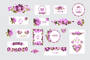 Orchid Floral Cards