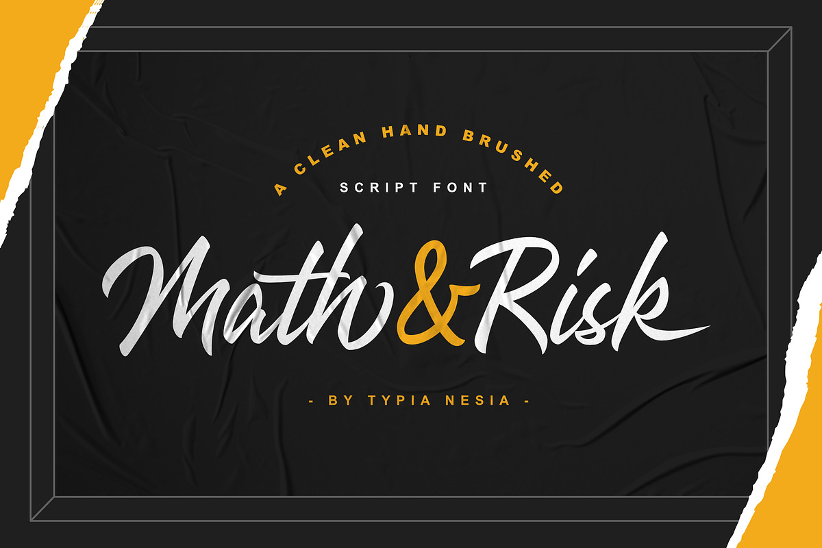 Math & Risk in Script Fonts - product preview 8