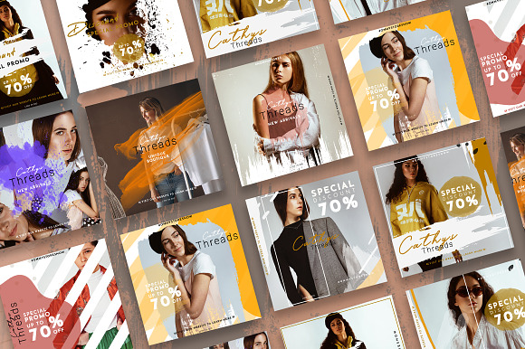 Fashion Store Social Media Pack in Instagram Templates - product preview 3