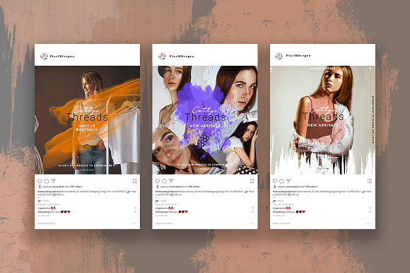 Fashion Store Social Media Pack in Instagram Templates - product preview 4