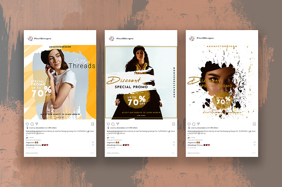 Fashion Store Social Media Pack in Instagram Templates - product preview 5