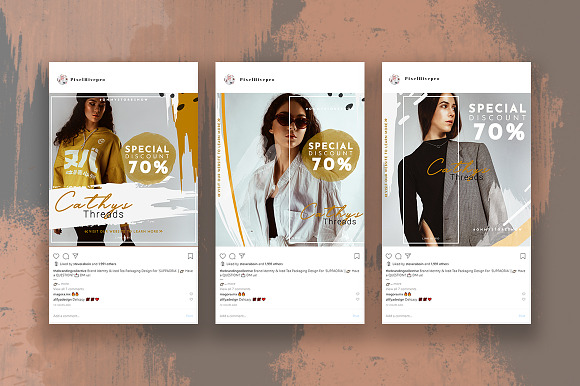 Fashion Store Social Media Pack in Instagram Templates - product preview 6