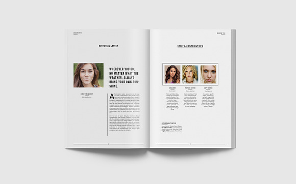 Simple & Clean Magazine Template II in Magazine Templates - product preview 1