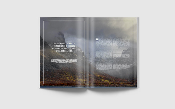 Simple & Clean Magazine Template II in Magazine Templates - product preview 3